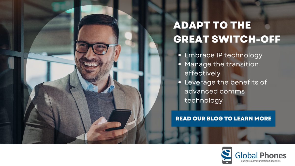 ❓Did you know that by the end of December 2025, all UK landlines will be turned off? After that, business and home phone calls will be hosted over IP.

Read our latest article to learn more about the "Great Switch off" in telecoms 👉 global-phones.co.uk/the-great-swit…
#telecoms #droitwich