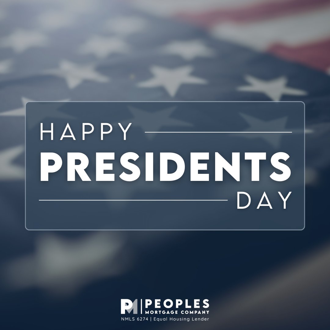 Happy Presidents Day! Today, we honor and celebrate the leaders who have shaped our nation. #PresidentsDay #USA #CelebrateLeadership #peoplesmortgage #allaboutthepeople