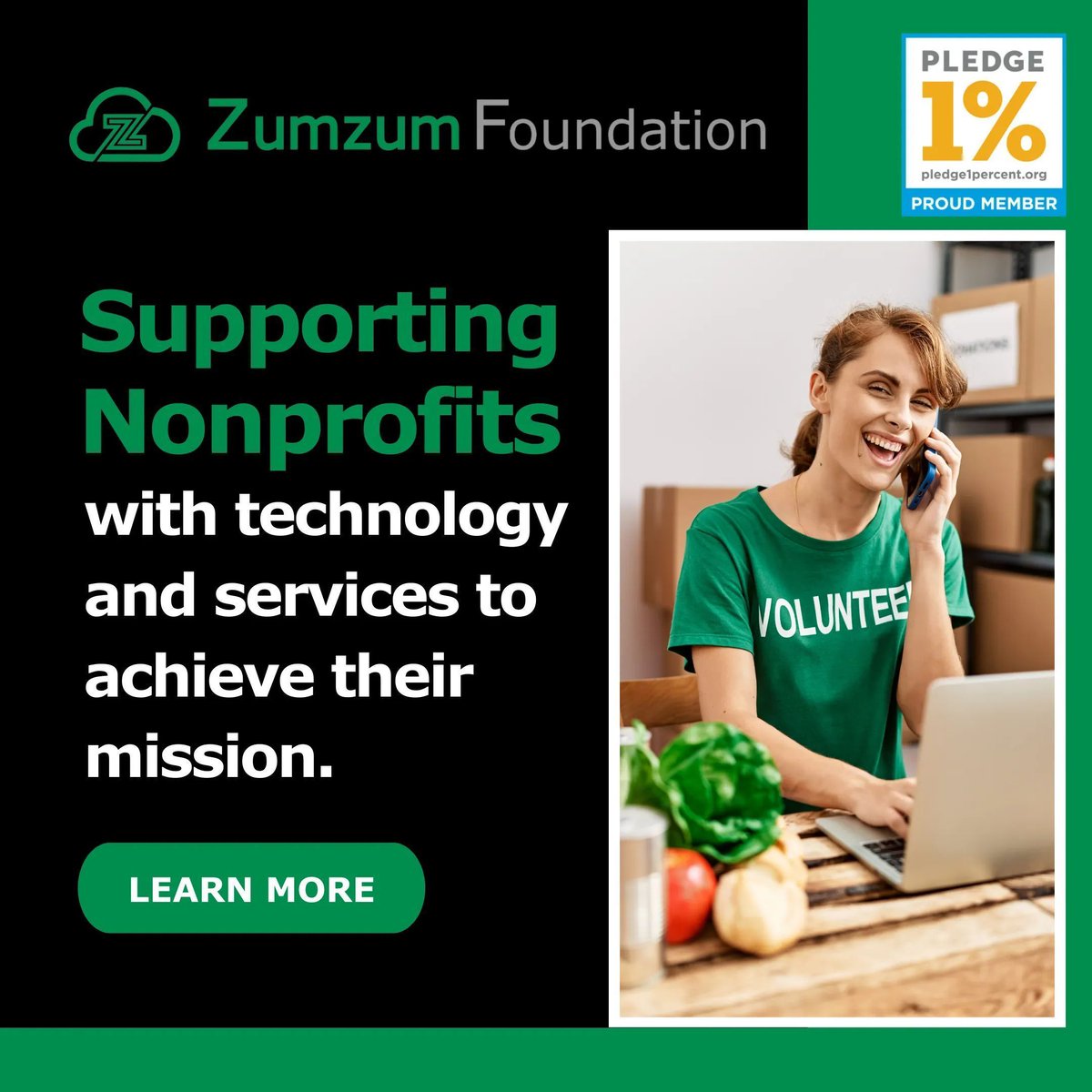 Zumzum is a member of #Pledge1, a global movement that inspires, educates, and empowers every entrepreneur, company, and employee to be a force for good. Zumzum is proud to support nonprofits with technology and services to achieve their mission. 

buff.ly/3NBFy6x