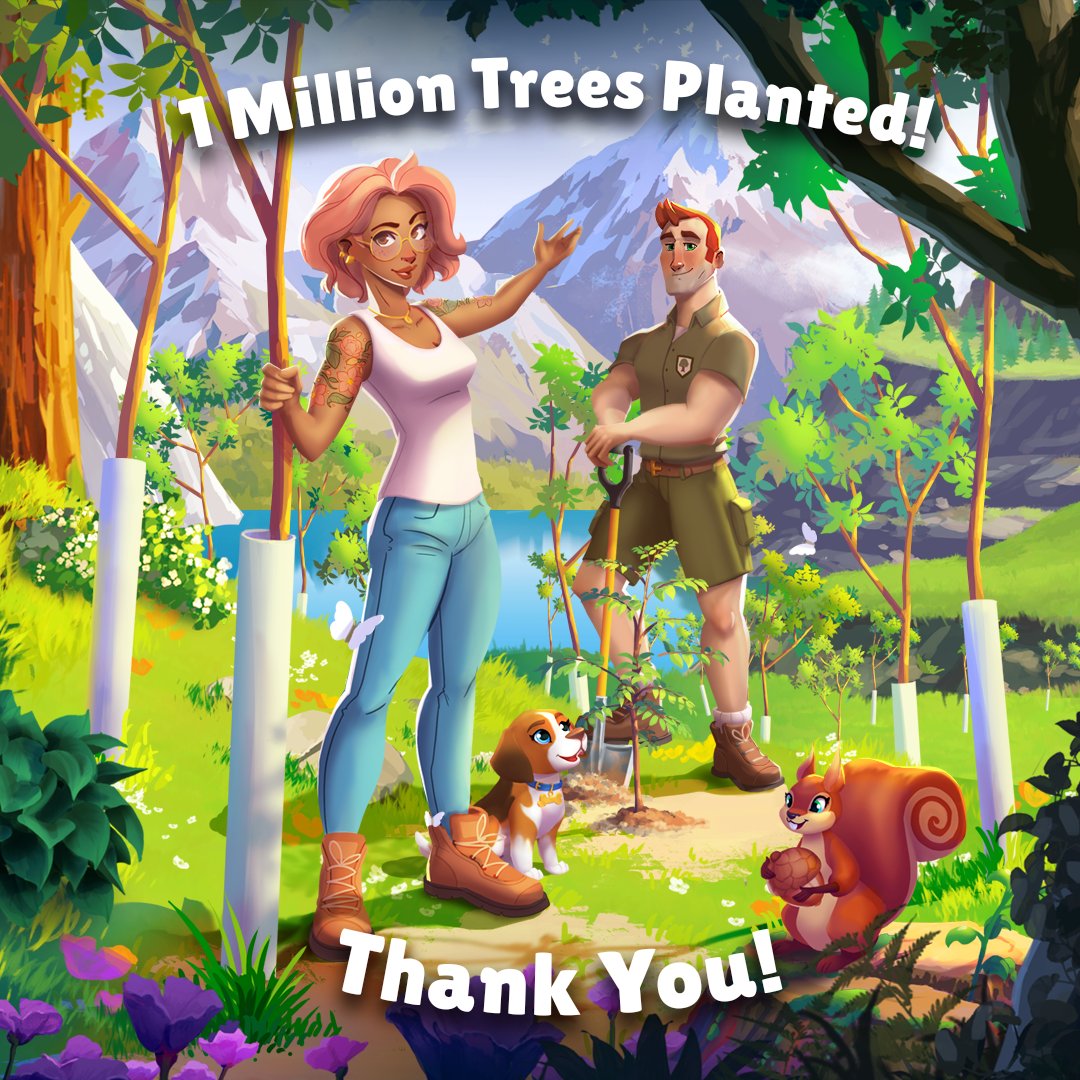 longleafvalley's tweet image. 🌳 1 MILLION TREES - We did it!! 🌳

A huge thankyou to our incredible players 🙇‍♀️ 

Our biggest moment since launching in early 2023. We really appreciate you joining us on this journey, and we're extremely excited to see what we can achieve next🙏