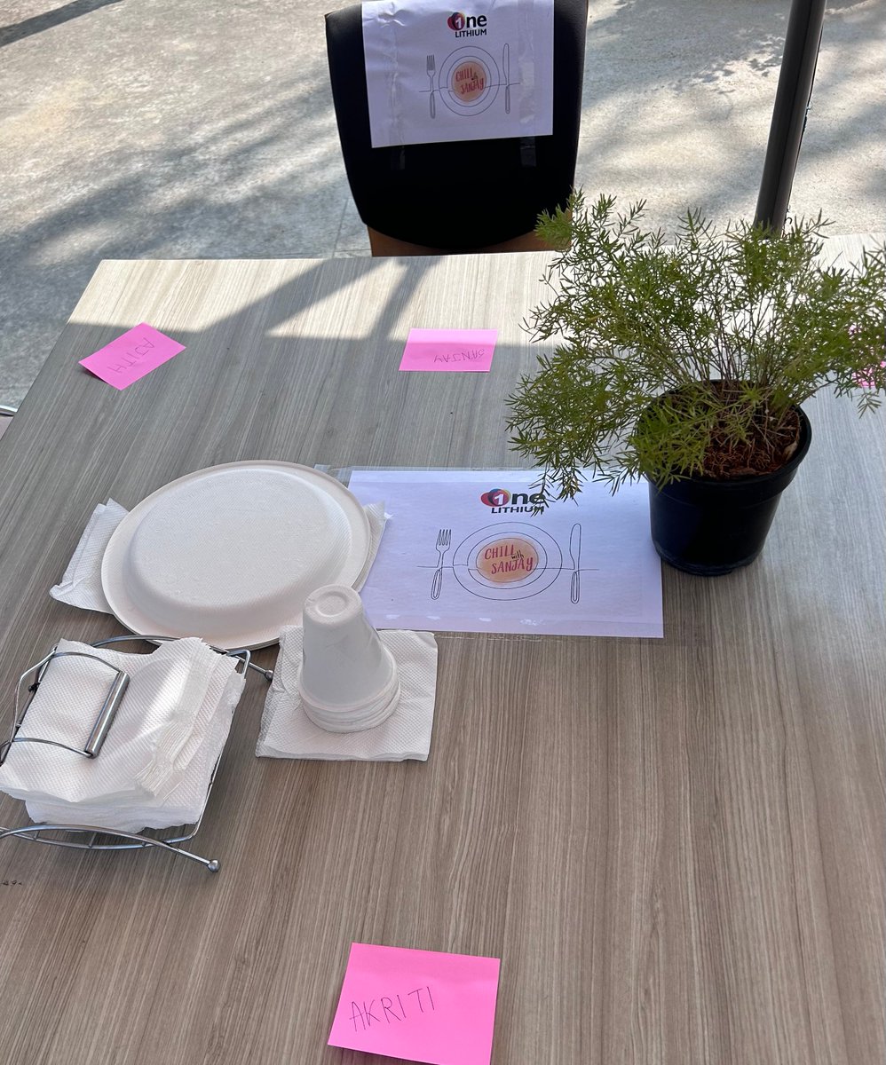 LithiumUrban's tweet photo. This lunch at Lithium was anything but ordinary! 🌟🍽️ Our Founder and CEO, Sanjay Krishnan, answered questions from company vision to personal insights, connecting with team members across roles and levels.
#LithiumLife #LeadershipConnect #AskSanjay #OpenDialogue🌐🤝 https://t.co/172XVqVSU4