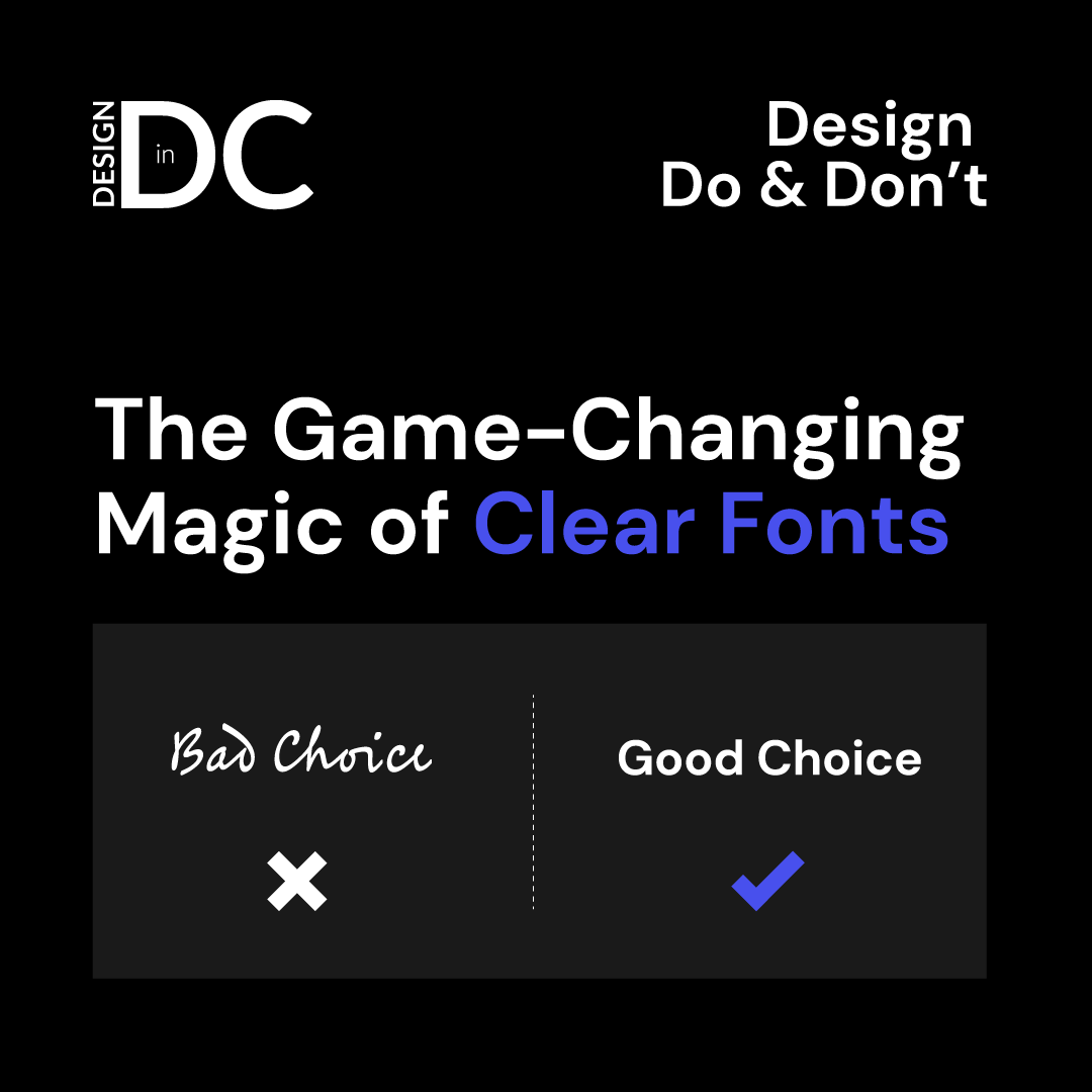 Simplify your typography for better readability. Clear fonts make your message more accessible and effective! ✨ 

#TypographySimplified #DesignPrinciples