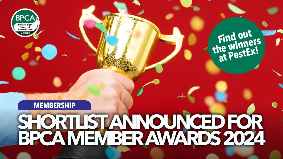 Find out who made the shortlist for the BPCA Member Awards 2024 🤩👇 well done to everyone who entered, there's so much talent to celebrate in this industry. 

News: buff.ly/3uEXpUA 

#PestControl #WeAreBPCA #Membership #Awards