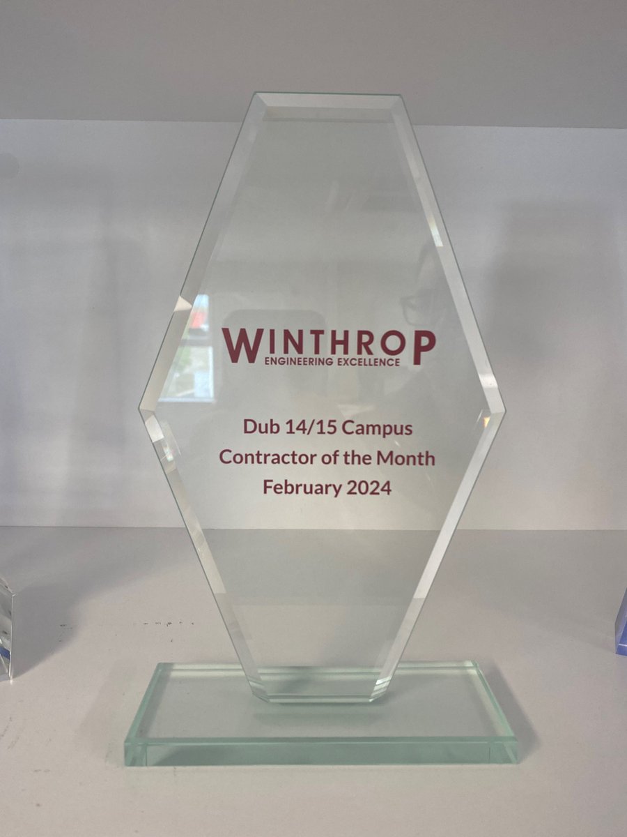 instrotec's tweet photo. Delighted to announce we have been awarded Contractor of the Month from Winthrop Technologies for our work on Data Centres in South Dublin.

One focus of the award was our Line of Fire demonstration, highlighting the importance of cutting and drilling material safely. https://t.co/0sqEIG5elC