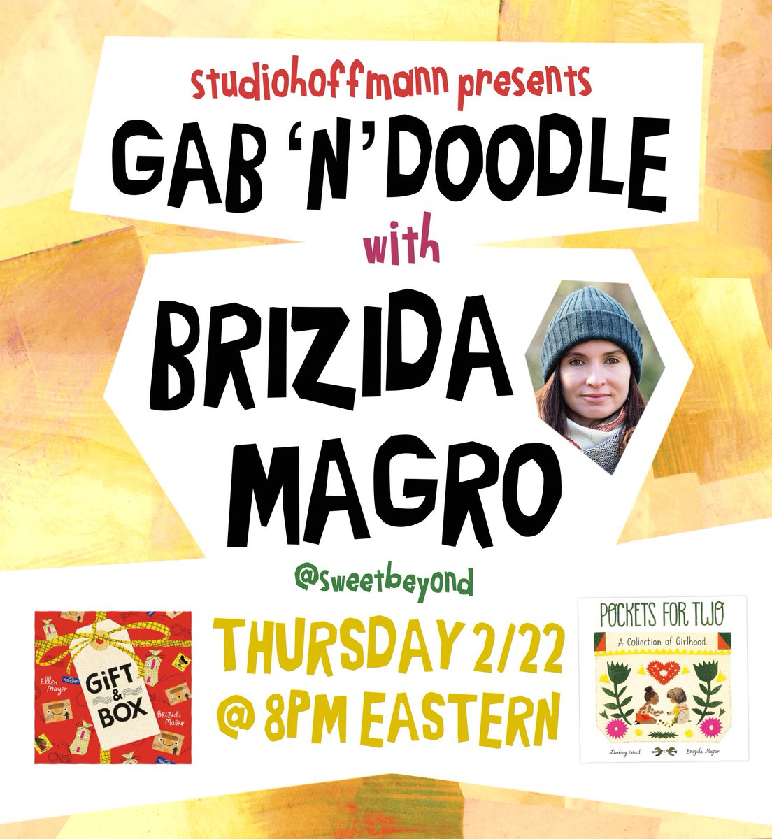 This Thursday night, at 8pm eastern, I’ll be joined by the stellar illustrator Brizida Magro @BrizidaMagro on insta
Join us in the comments and ask lots of questions. 
.
#brizidamagro
#gabndoodle #kidlitart #kidlitillustration #kidlitillustrators #kidlit #illustration