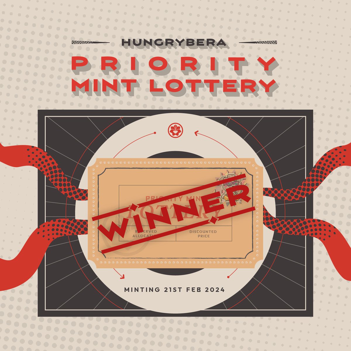 shim_sing's tweet photo. Just won the Hungrybera Priority Mint Lottery - 1 out of over 100k unique wallets
LFG 👨🍳 @ramen_finance #GRAMEN #hungrybera
https://t.co/Tmm18DHLxv