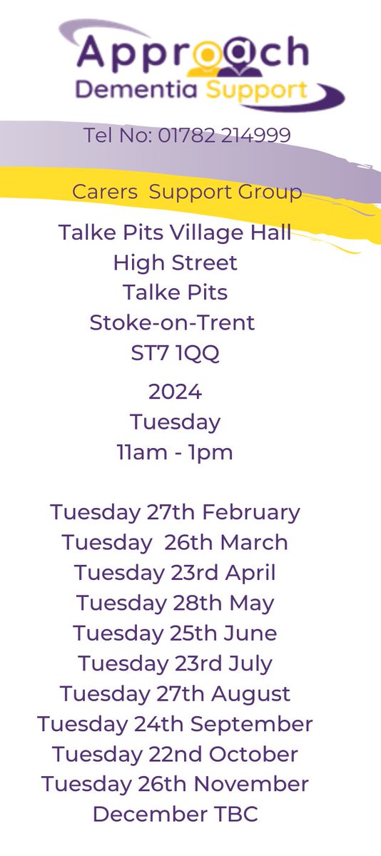 Approach Dementia Support tweet media