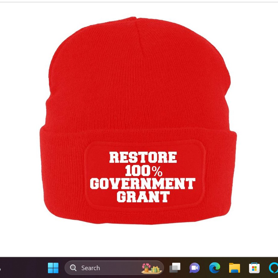 NEW #RestoreFullGovtGrant #beaniehat from @VocalJoann  
RESTORE 100% GOVERNMENT GRANT FOR THE DISABLED FACILITIES GRANT FOR HOUSING ASSOCIATIONS  #disabledfightback #disabilityrights #disabledpeopleagainstcuts #DisabilityTwitter    #disabilityawareness #beanies 
@Dis_PPL_Protest