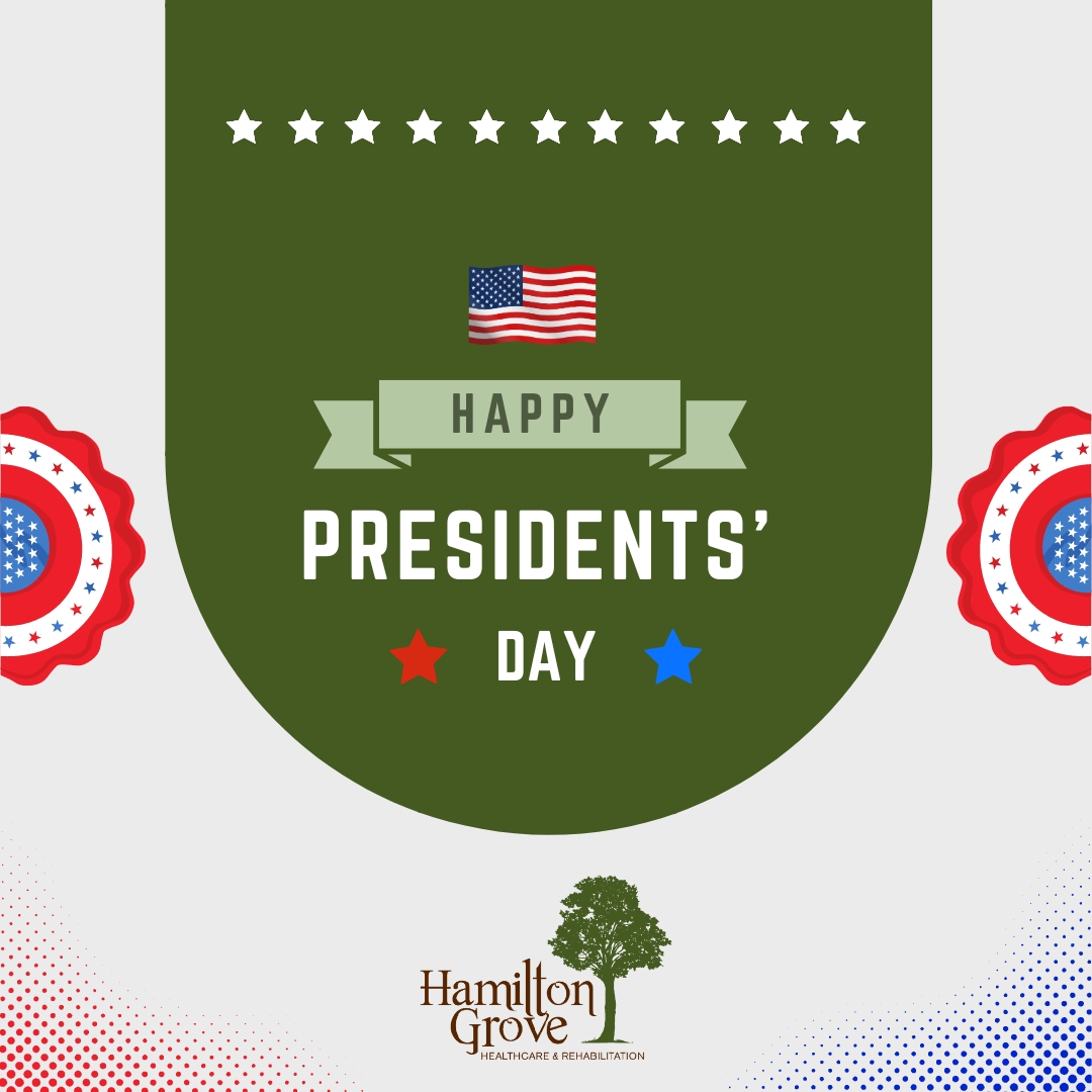 🇺🇸 Happy Presidents' Day from Hamilton Grove! 🎩✨ Today, we celebrate the leaders who've shaped our nation. Wishing everyone a day of reflection and patriotic pride! 🌟🗽

#PresidentsDay #USA #HamiltonGrove #MercerCountyNJ #SkilledNursing #NewJersey