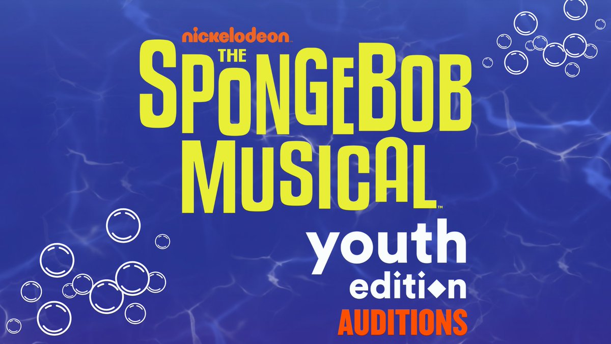 Barnacles! We're looking for our Bikini Bottom cast! If you're aged 11-18 in school years 7 to 13 &amp; would like to perform on our stage then we want to hear from you! Book an audition here > bit.ly/49EssyD