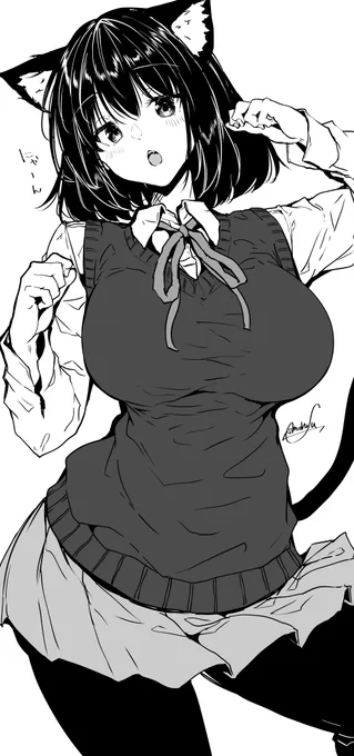 猫耳らくがき 