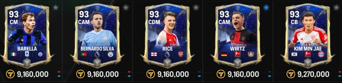 DrPinguPlays's tweet photo. 🚨🚨INVESTMENT ALERT🚨🚨

TOTY SBCS by @artemii4fifa

22 FEB- 95 TOTY SBC: req 93 TOTY

24 FEB -> 93/94 TOTY SBC: req 90/91 TOTY

27 FEB -> 96/97 TOTY SBC: req 95 TOTY (icon)

DATES/REQS PATTERN BASED, NOT CONFIRMED YET

Best to buy: 93 TOTY
Follow: @DrPinguPlays 
Explanation👇👇 https://t.co/TRY4EHjdDY