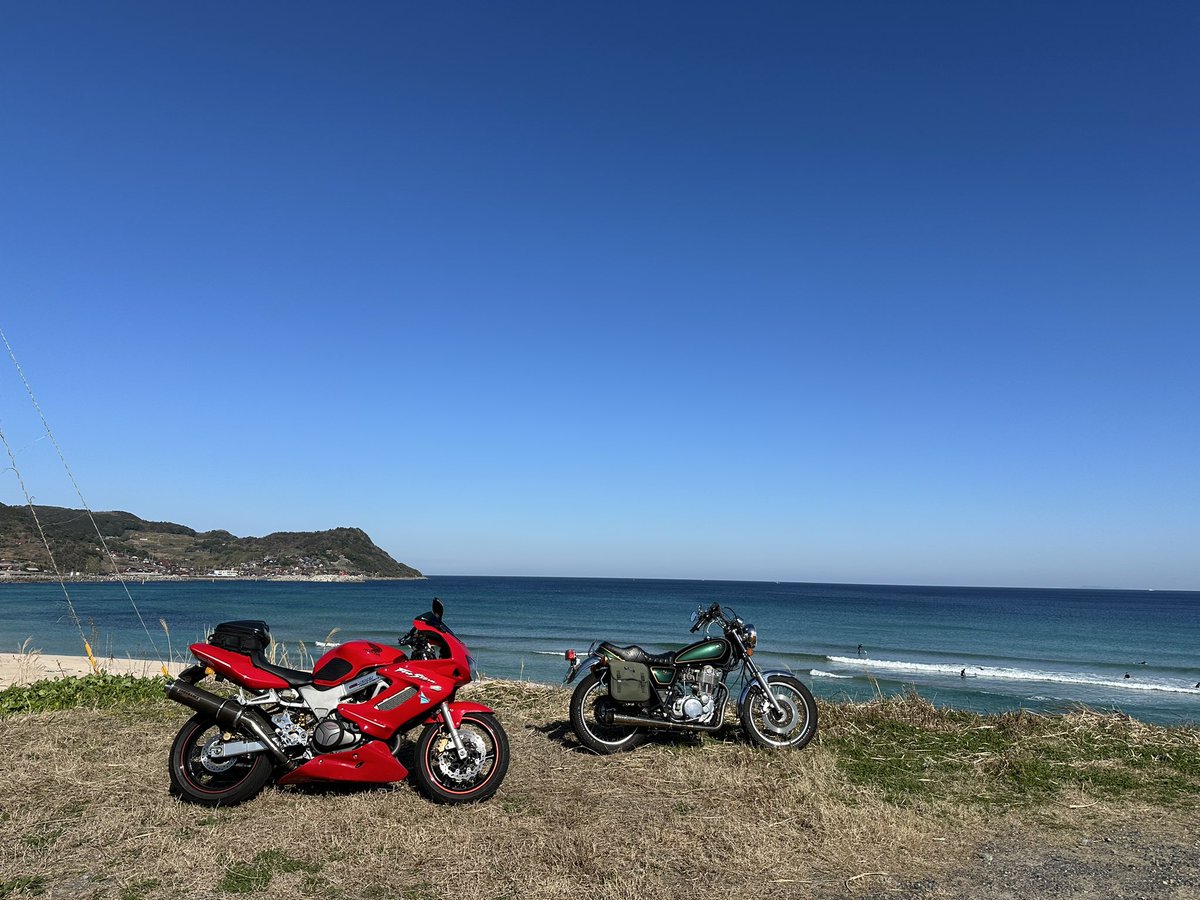 SR400Ryuzo's tweet photo. 昨日は山口ツーリングに行って来ました https://t.co/ART3xfb8tU