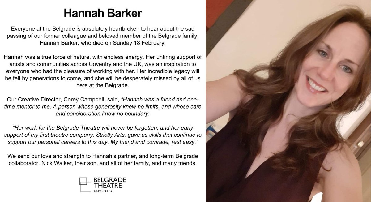 Belgrade Theatre tweet media