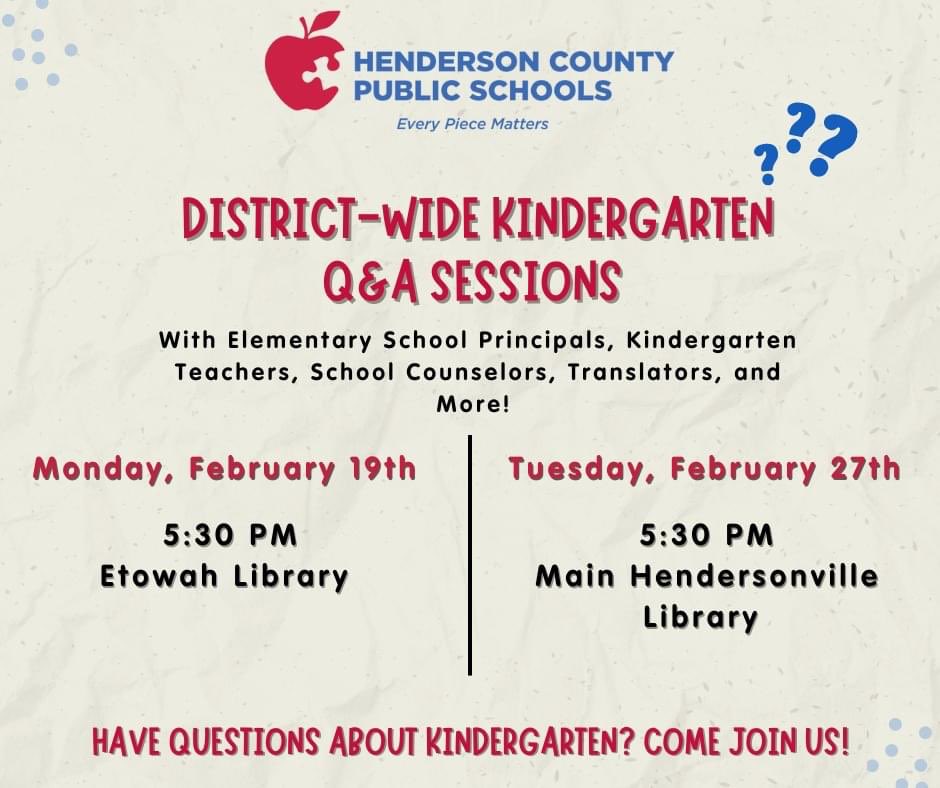 Do you have a rising star kindergartener and questions?  Come out to Etowah Library tonight at 5:30  to have your questions answered!  
#WhereTheStarsShine  #shinebrightertogether