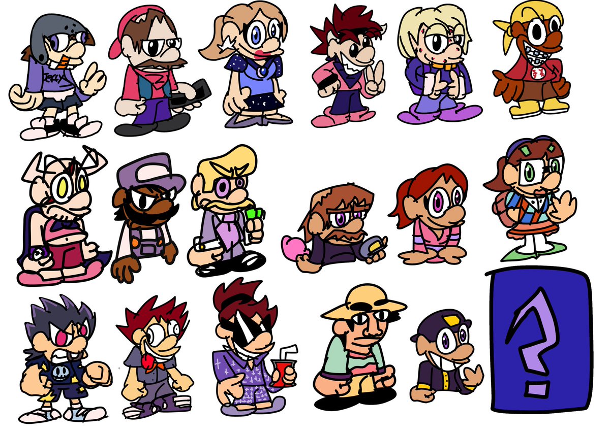 Clonesonic91898's tweet image. Here the SML creo charaters d-side 
Jeffy marvin rose jr cody joseph braxton chef pp (plumer pp)
Goodman brooklyn guy karen penelope bully Patrick pj crenshaw Jackie chu Simmons (new Charater soon) #SML #smlpdf #FNF #FNFDsides #Dside #charaters #art