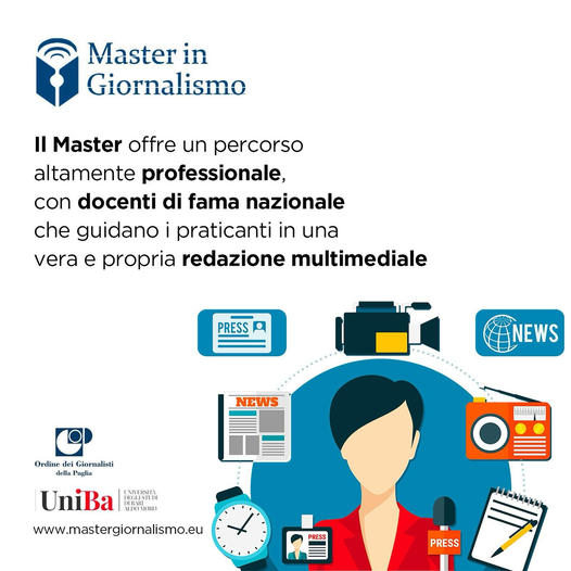Master in Giornalismo - Università di Bari tweet media