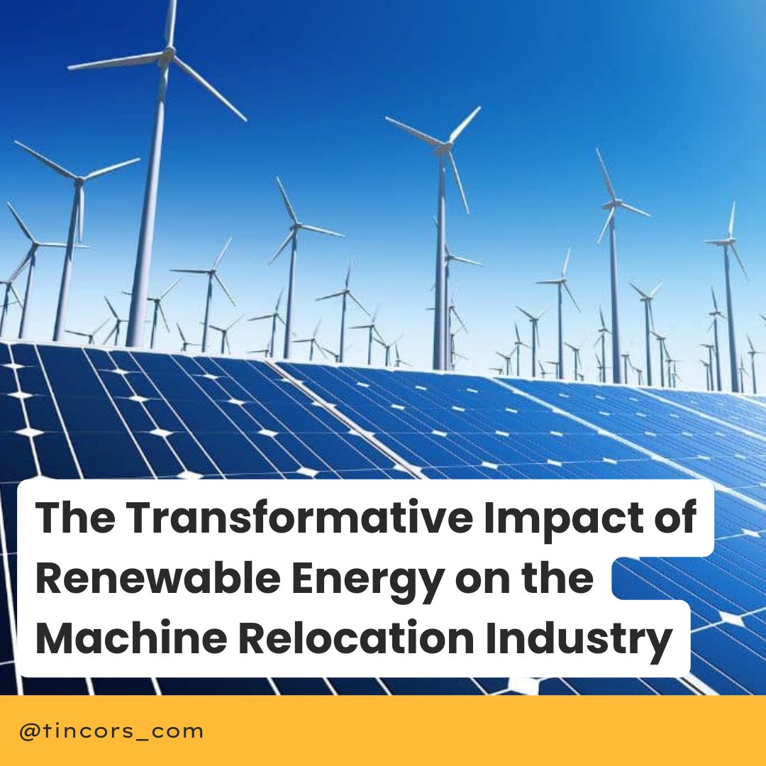 tincors_com's tweet image. 🌱💡From solar-powered cranes to electric vehicles 🚚⚡ and energy reutilization, it&apos;s cutting emissions, saving costs, and driving sustainability forward. A win-win for the planet 🌍 and business. 
tincors.com/post/applicati…
#RenewableEnergy #MachineRelocation