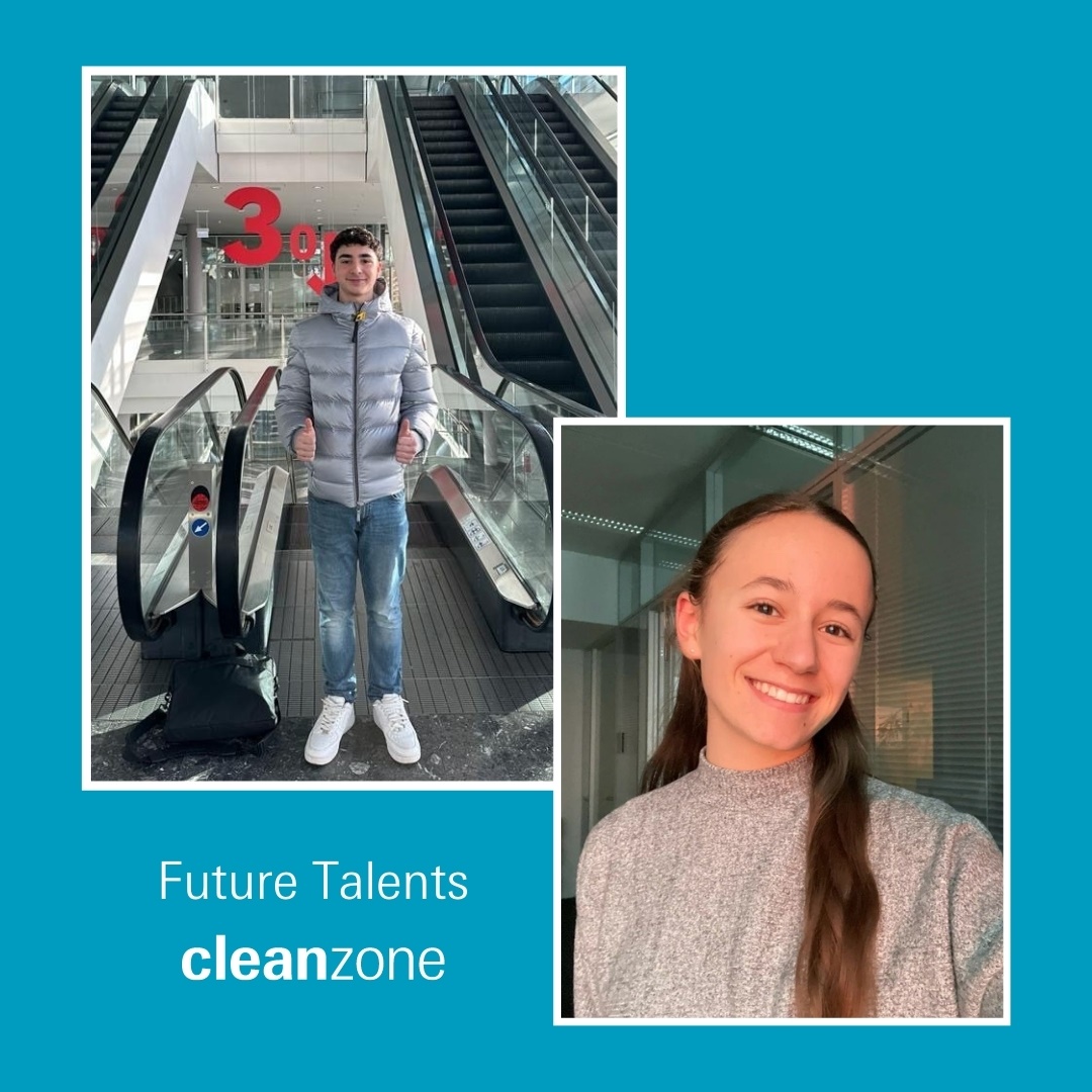 Cleanzone_FFM's tweet photo. A big thank you to our student interns David and Nele for their support over two weeks! 🌟
We hope our enthusiasm has sparked your interest and inspired you for a future in the trade fair business! 🚀
#CLZ24 #Cleanzone24 #futuretalents https://t.co/ZFW5autlAr