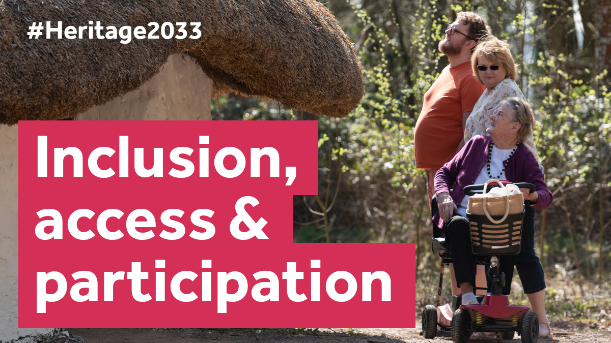 Thinking about applying for heritage funding? Under our new #Heritage2033 strategy we have 4 investment principles to consider when developing your application. Today we look at ‘inclusion, access and participation’. Find out more 👇 (1/6)