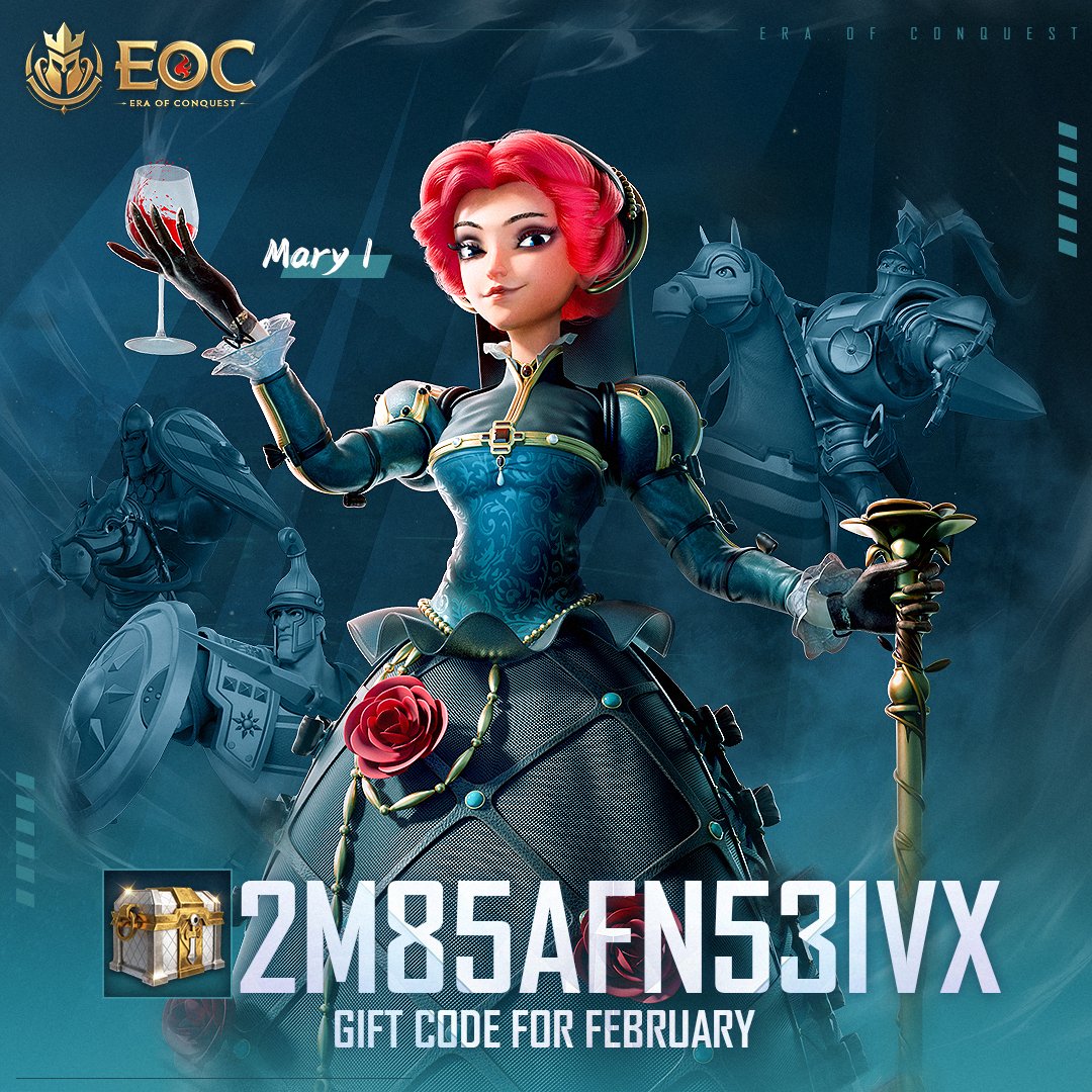 EraofConquest's tweet photo. 🎁【CODE TIME】🎁

🎁Gift Code: 2m85afn53ivx
⏰The code is valid until 23: 59 (UTC) February 29, 2024 https://t.co/6i9UiAdzBv