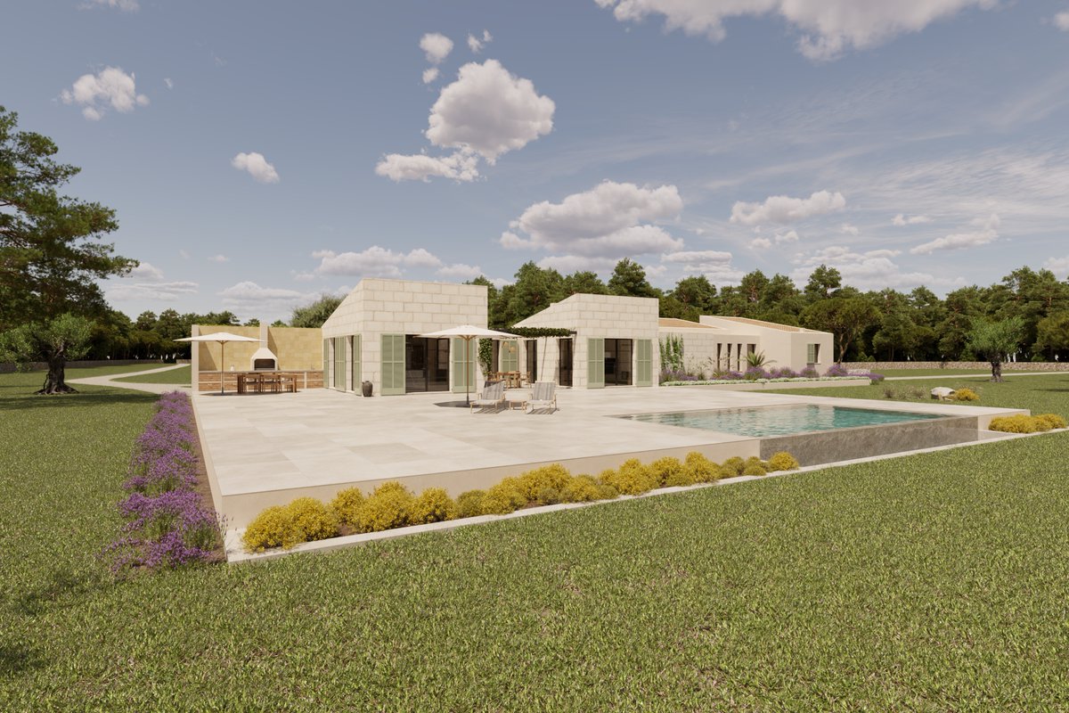 IDEOGRAMA_EdD's tweet photo. Imatges exteriors d’un habitatge en rústic dissenyat a l’estudi d'Arquitectura GMM .
A @IDEOGRAMA_EdD  hem fet els renders i col•laborat en el disseny.

Agraïr l’encàrrec a n’en Guillem, ens ha encantat participar en aquest projecte. https://t.co/VsifnGVJZj