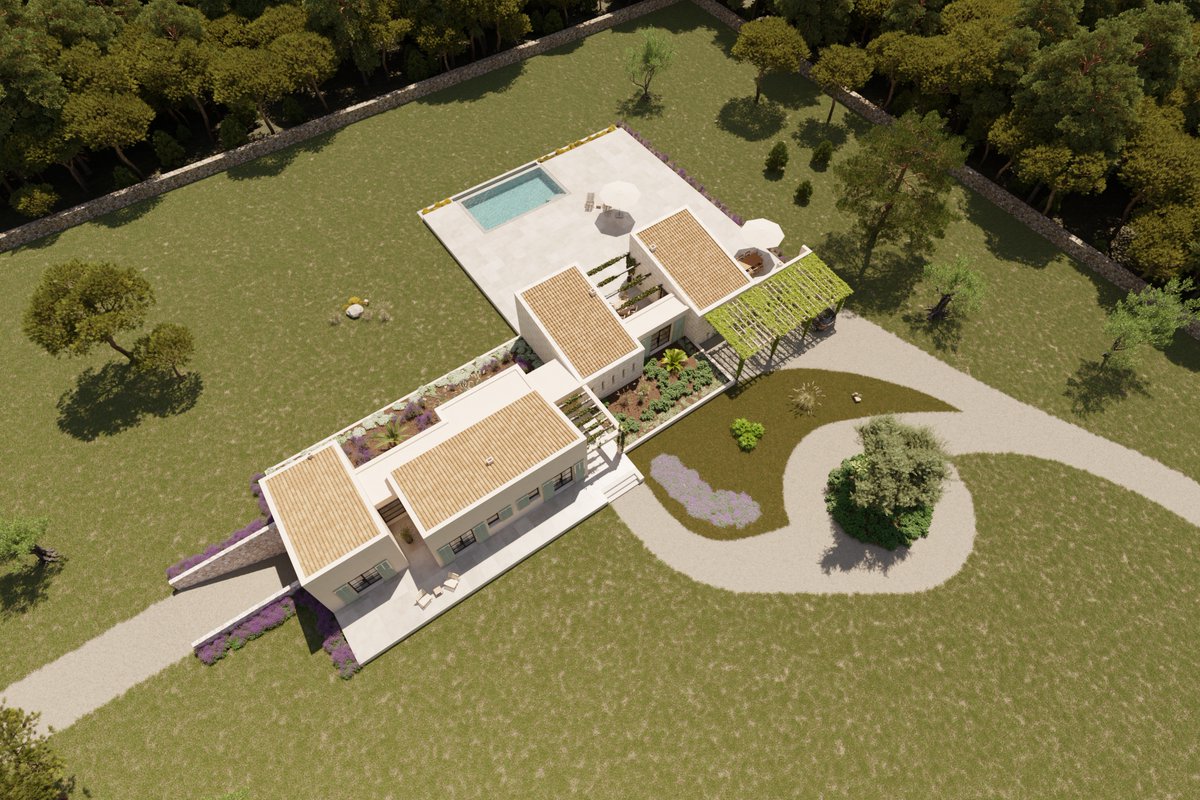 IDEOGRAMA_EdD's tweet photo. Imatges exteriors d’un habitatge en rústic dissenyat a l’estudi d'Arquitectura GMM .
A @IDEOGRAMA_EdD  hem fet els renders i col•laborat en el disseny.

Agraïr l’encàrrec a n’en Guillem, ens ha encantat participar en aquest projecte. https://t.co/VsifnGVJZj