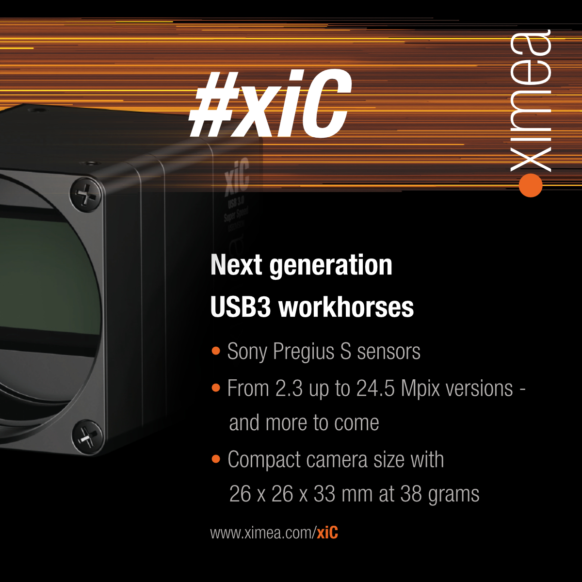 ximeagmbh's tweet photo. Precision-engineered to be exceptionally compact and lightweight, our #xiC cameras are perfect for a wide range of applications, particularly in automation and embedded vision systems.
#xiC #cameras #embeddedVision #automation #imaging #industrial #automation #embedded #vision https://t.co/JYY3OlWkMN