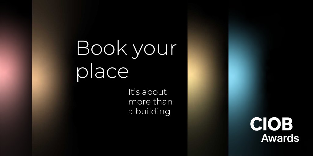 We are looking forward to hosting a fabulous event on 9 April in London to celebrate the very finest talent in our industry, recognising the achievements of individuals who are leading the profession. . Book your place by visiting orlo.uk/dTkNM

#ciob #ciobawards