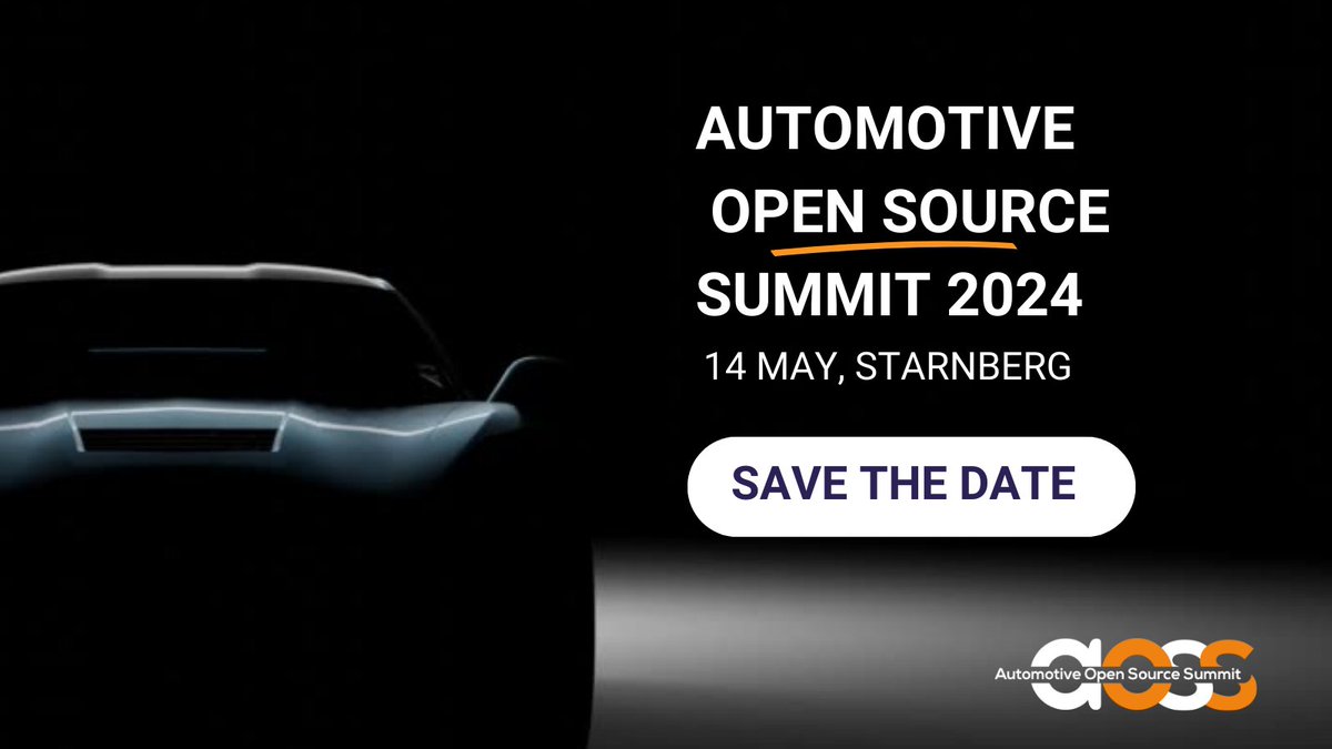 SDVeclipse's tweet image. Get Ready for a Deep Dive! 🚘💡 The future of automotive is open source, and it&apos;s happening at the Automotive Open Source Summit. Reserve your spot in the calendar for a transformative experience. Education, innovation, collaboration—be there! #OpenSourceAutomotive #SDV
