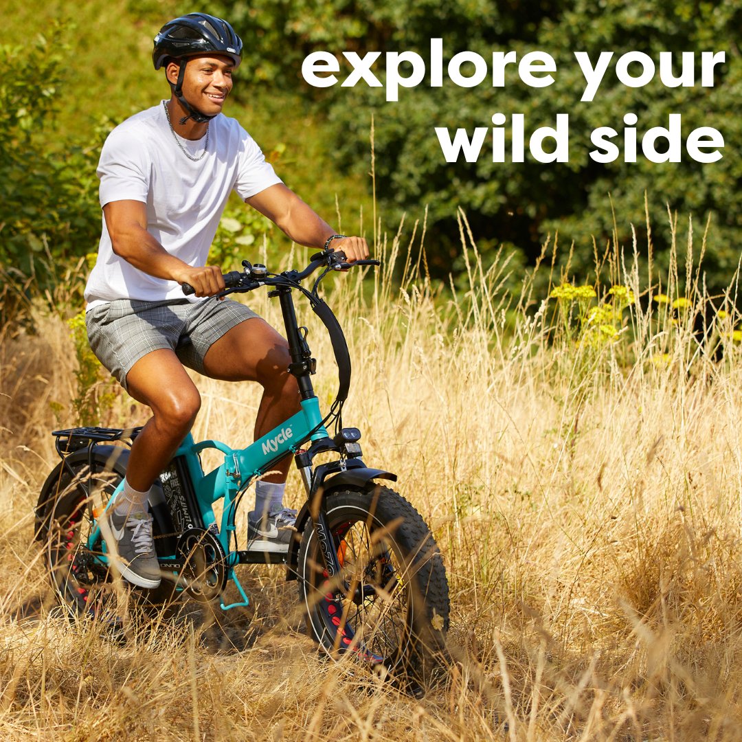 Explore your wild side with the Mycle Charge! 🚲⚡️

Where's the wildest place your eBike will take you?

#ebike #cycling