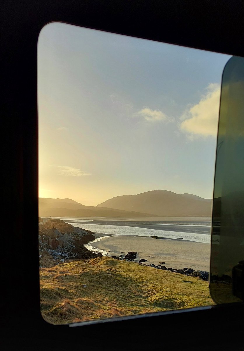 Morning view from van 😍
#IsleofHarris #OuterHebrides