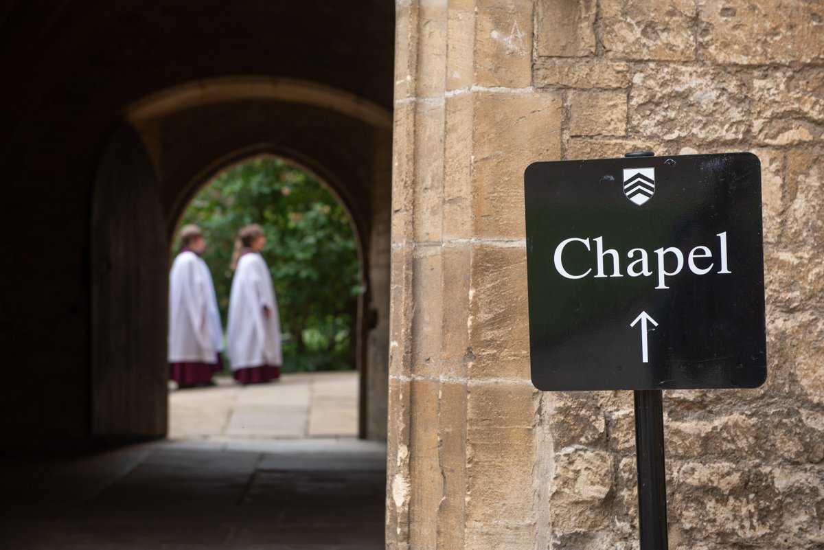 MertonChapel's tweet photo. Join  us for Choral Vespers at 6pm this evening. Music by Byrd. All welcome!

This service is not livestreamed. https://t.co/BdHeoW3e6i
