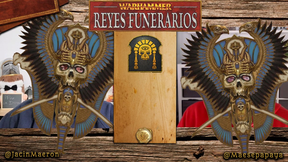 Mañana <a href="/Maese_papaya/">Maesepapaya</a> y un servidor nos alzaremos de entre las arenas del Viejo Mundo (como buenas momias que estamos hechos) para traeros minis del pasado y del presente del ejército del desierto.
Con poco rigor y muchas risas, lo de siempre vaya🤣
¡Khemri se alza!