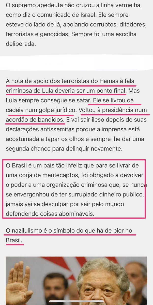 MascarenhasT's tweet photo. “Lula é um oportunista sem caráter”
‘O nazilulismo é o símbolo do que há de pior no Brasil’ @diogochiuso ✊🏻👊🏻
@naoeimprensa
#NEIM https://t.co/dVriZa93j2
