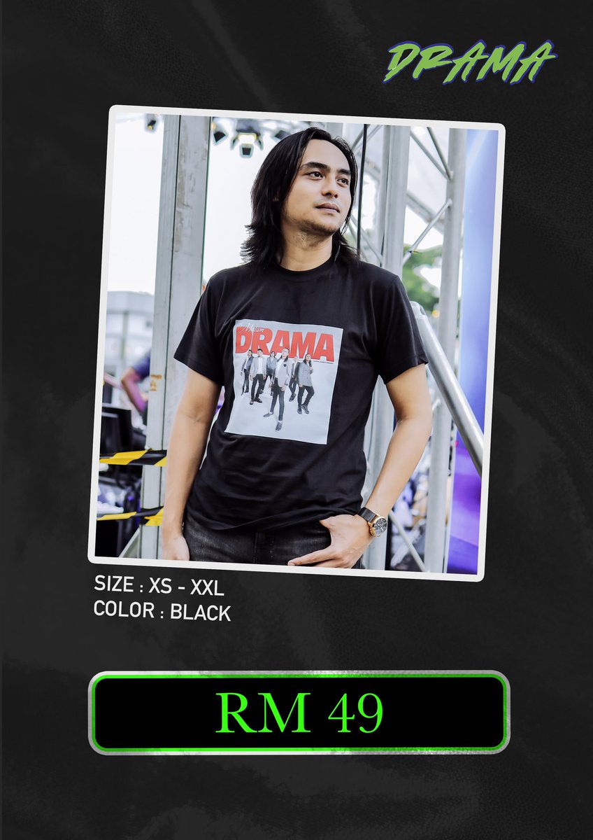 AepulRoza's tweet photo. Sempena #MalamDrama kita 2 Mac 2024, kita bikin new merch!
Engkorang dah boleh start pre-order kat sini https://t.co/m6MffBTVIR
@DramaBandMY https://t.co/jSjBLfEXPZ