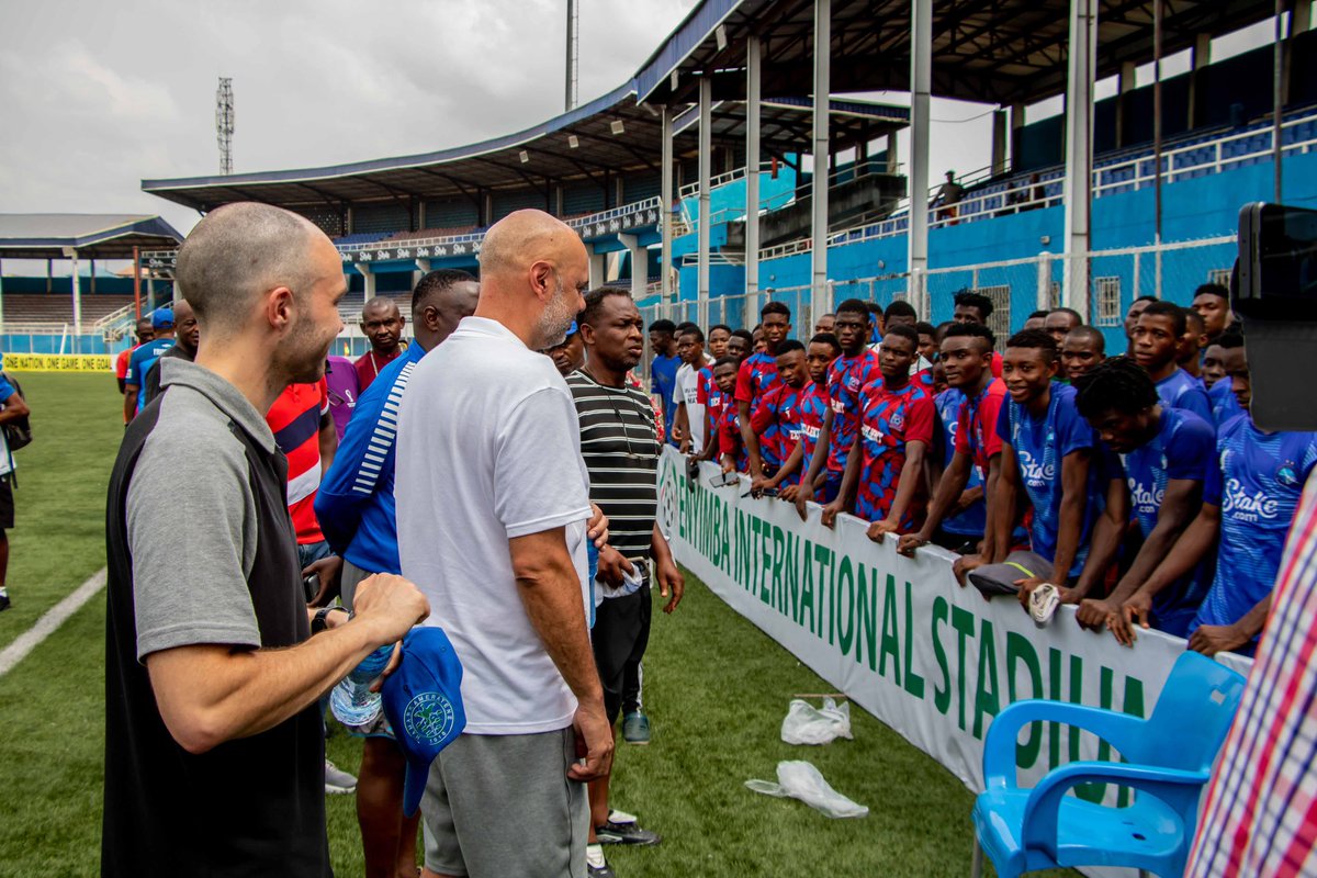 EnyimbaFC's tweet photo. Our Development program with @HamKamFotball continues 

#TogetherForVictory #PartnershipThatWorks https://t.co/26KO62rnQy
