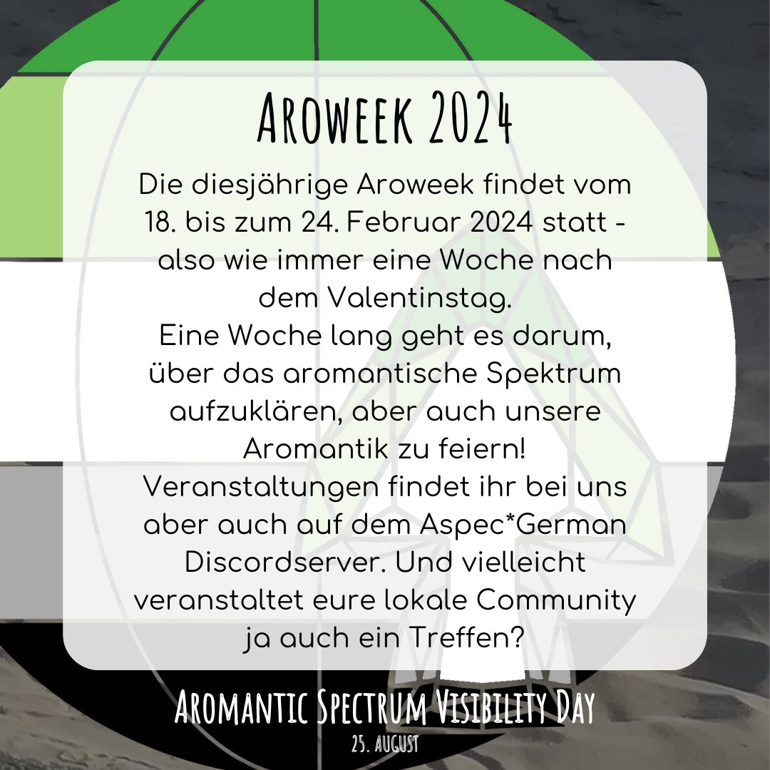 Aromantic Spectrum Visibility Day tweet media
