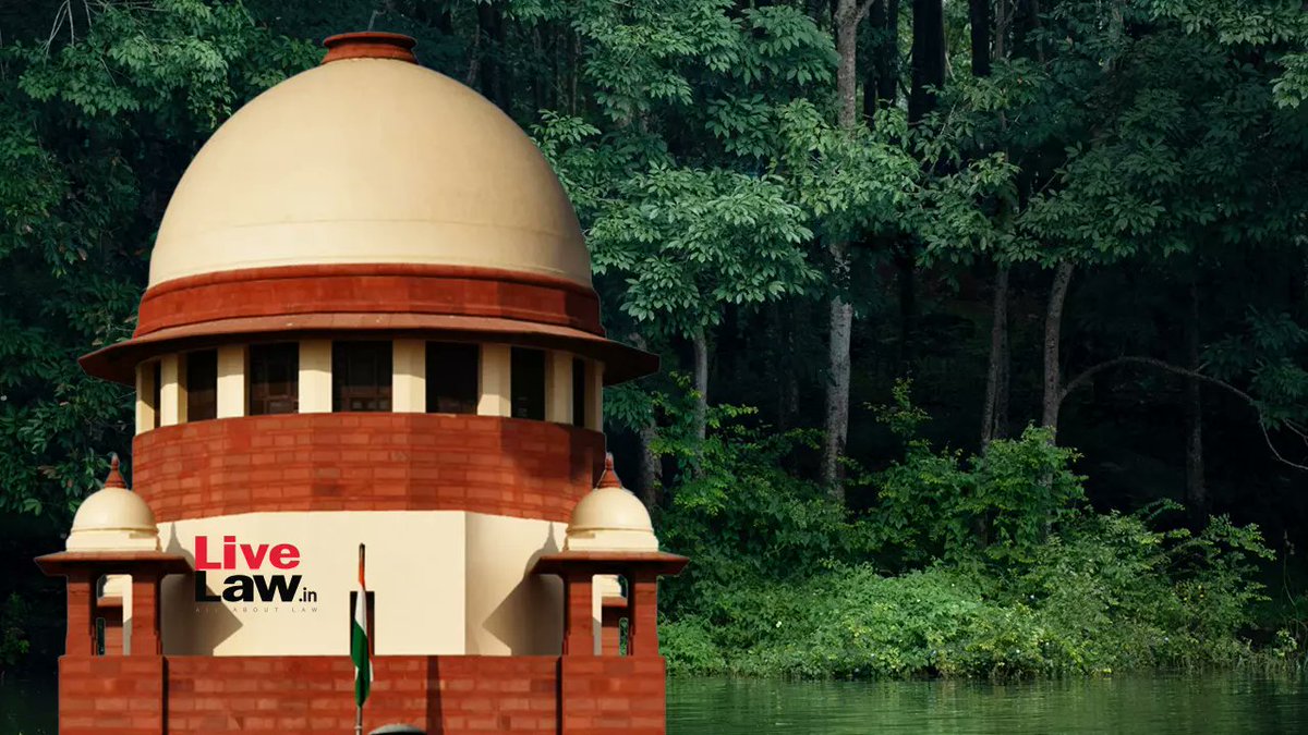 #BREAKING #SupremeCourt asks States/UTs to not act contrary to the definition of 'forest' laid down in the 1996 judgment in the Godavarman Thirumalpad case while the process of identifying land recorded as forests in Govt records is going on as per the 2023 amendment to Forest