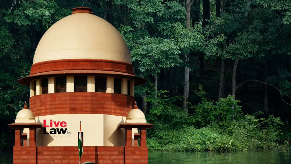 LiveLawIndia's tweet photo. #BREAKING #SupremeCourt asks States/UTs to not act contrary to the definition of 'forest' laid down in the 1996 judgment in the Godavarman Thirumalpad case while the process of identifying land recorded as forests in Govt records is going on as per the 2023 amendment to Forest (Conservation) Act.