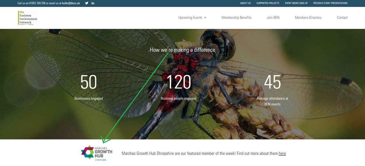 Congratulations to our TBEN member of the week <a href="/marcheshub/">Marches Growth Hub</a> 
A gateway for business support provision in Shropshire, acting as a 'one stop shop' for all businesses.

Read more: tben.uk/members/marche…