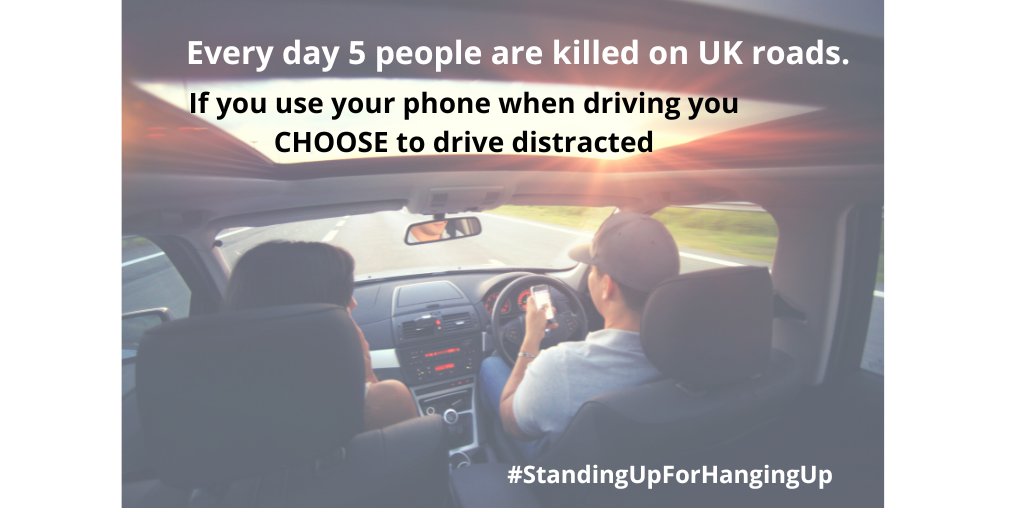 HantsPolRoads's tweet photo. Today is the start of the NPCC mobile phone campaign.
Our message to you is simple, stop using mobile phones in your vehicle. 
Distraction = danger for you and other road users. 
#StandingUpForHangingUp https://t.co/KzFPaQ62cD