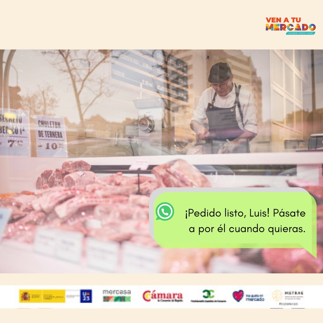 📍 Ven a recorrer los puestos de tu mercado y encuentra:

🌱 Abastecimiento desde su origen
🐟 Productos frescos y de primera calidad
🫶 Fidelidad y puestos de confianza
✅ Servicio seguro
🚍 Cercanía

🛍️ Hoy, mañana y siempre... #Venatumercado.