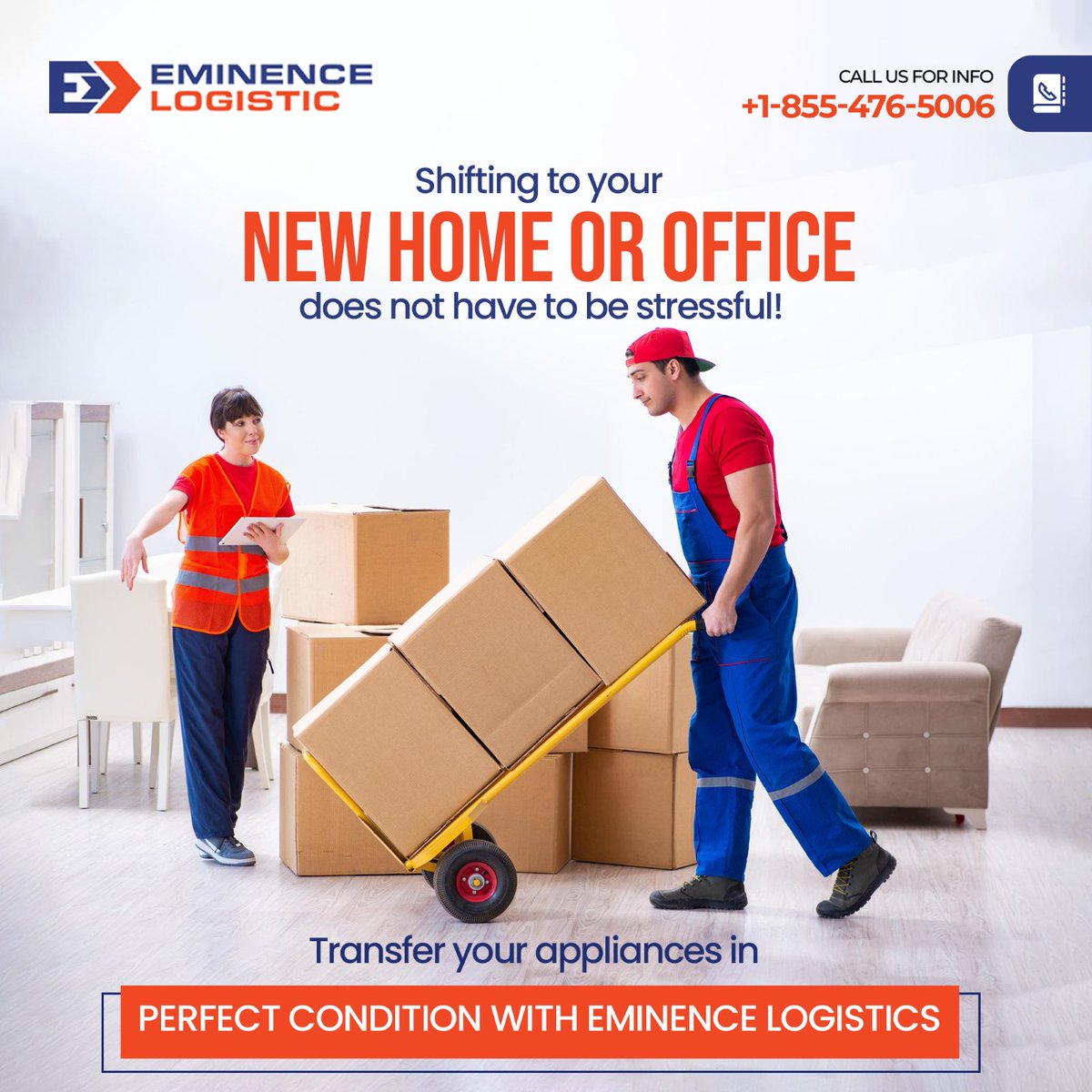 eminencelogis's tweet photo. Shifting from one place to another can be a hassle!
#EminenceLogistics solves this problem with efficient services such as on-time delivery in perfect condition.

#Fastshipment #BulkParcels #Logisticsmanagement #Supplymanagement #Trustedpartner #SafeAndSecure #NationwideShipping https://t.co/dI0LfCUXRp