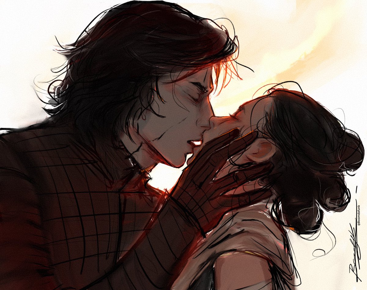 - I’ll be the blood rushing through your veins - #reylo #reyloart #kyloren #rey #starwars #starwarsfanart #fanart #adamdriver #daisyridley #art #drawing #digitalart #art #kyloxrey