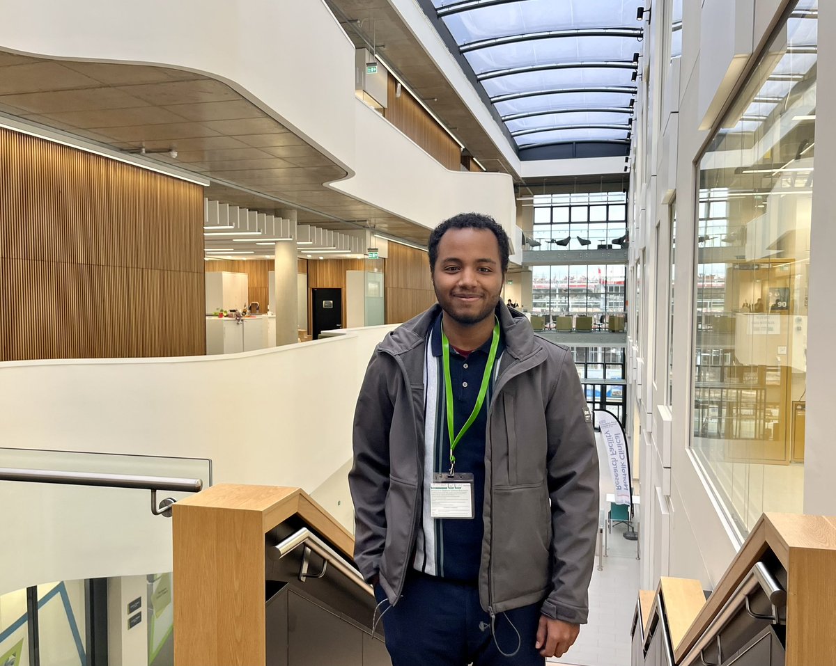 It was great to welcome our @MicrobioSoc intern Keni Duguma to @TheQuadram last week. Keni is on a three month placement supporting with microbiology literature reviews and blogs about work from across @NorwichResearch!