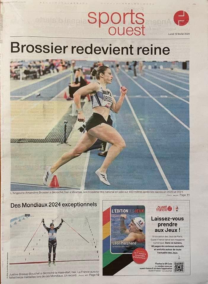 🌟🤩😍 @BrossierAmand1 🔝 @OFsports49 @SCOAngersAthle #SportAngers #TeamAngersSport