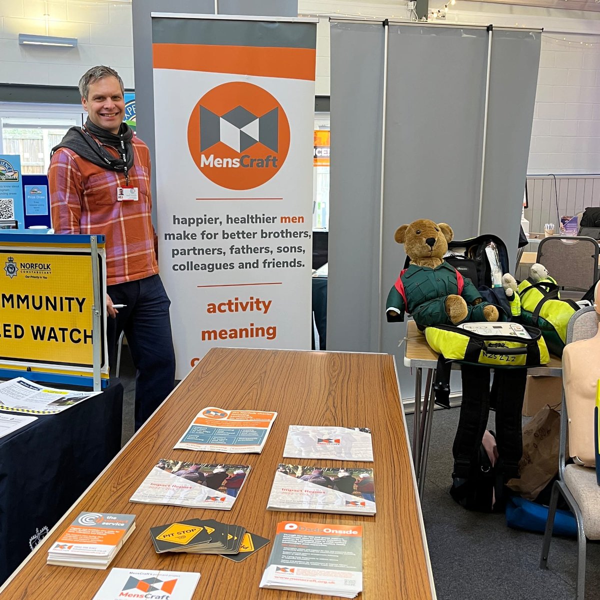 Last week, Julian & Makani represented us at the Costessey Centre for a children's services networking event. Over the weekend, Adam was at the #HealthierSheringham community fair & fun day. Good to be out making connections, promoting our services & discussing partnerships.