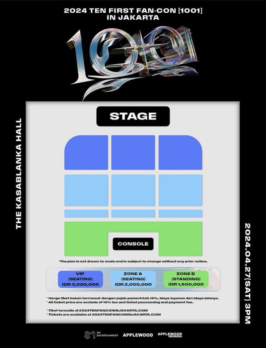 dalbitdotco's tweet image. ✨OPEN JASTIP TEN 2024 FIRST FANCON “1001” IN JAKARTA WITH DALBIT ✨

Fee: 350k-400k/ticket

❗️jasa war only (pakai data cust)
❗️limited slot only
❗️sold = refund

More info please refer to the thread below⬇️

DM to book slot!

#dalbitjastip #TEN_FIRST_FANCON #TENinJKT
