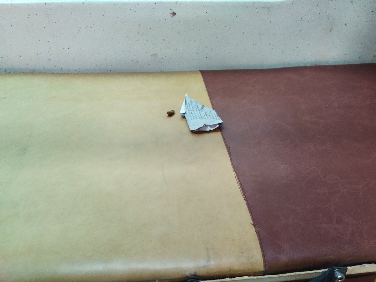 TheChatterG's tweet photo. @RailMinIndia @RailwaySeva @gm_nfr 20501 Agartala New Delhi Tejas Rajdhani - Coach A3. The attendant says coach has been cleaned already. If this is the level of cleaning in 2AC of Rajdhani, I wonder what normal express trains and sleeper classes get. Seems Govt is unaware. https://t.co/onXlZhVOzk